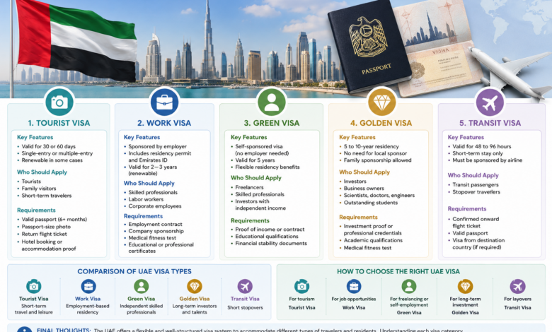 UAE Visa Types Explained