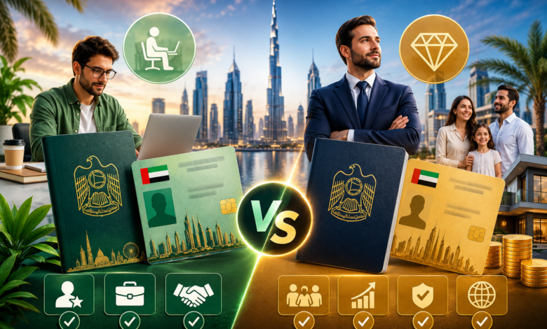 UAE Green Visa vs Golden Visa